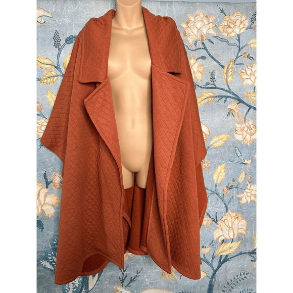 Free People Off Duty Quilted Poncho $168 - Picture 5 of 7